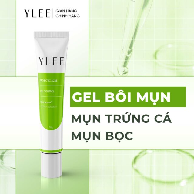 Gel bôi mụn YLEE – Hỗ trợ giảm mụn, dưỡng sáng da. Chuyên dụng cho mụn trứng cá, mụn bọc, mụn sưng đỏ